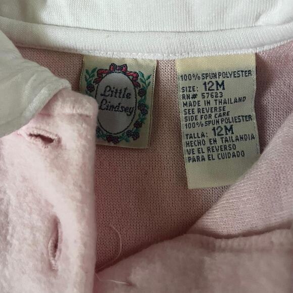 Vintage pink bunny collared sweater - Picture 3 of 3